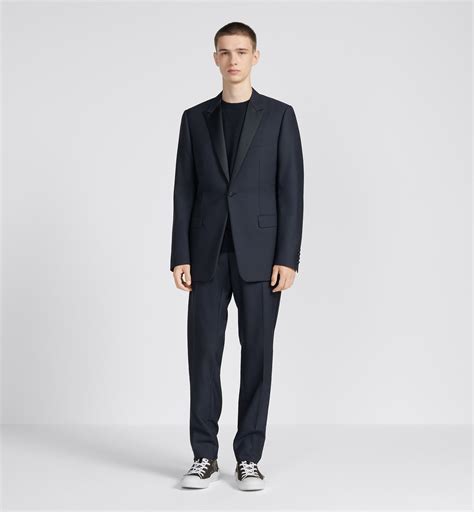 dior blue mens jacket|christian dior men's suit jacket.